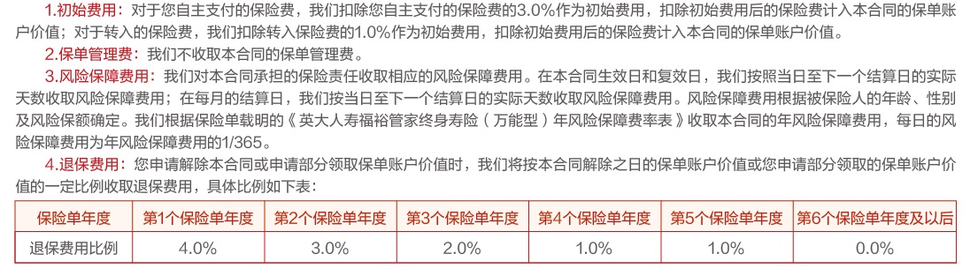 英大人寿福裕管家终身寿险(万能型)